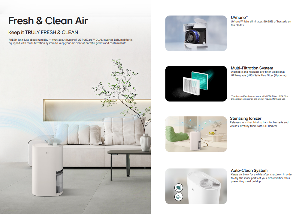 LG PuriCare Dehumidifier  detail 4