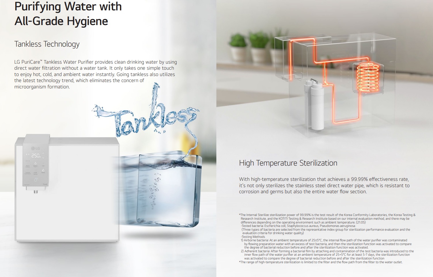 LG PuriCare™ Objet Collection Self Service & Tankless Water Purifier detail 4