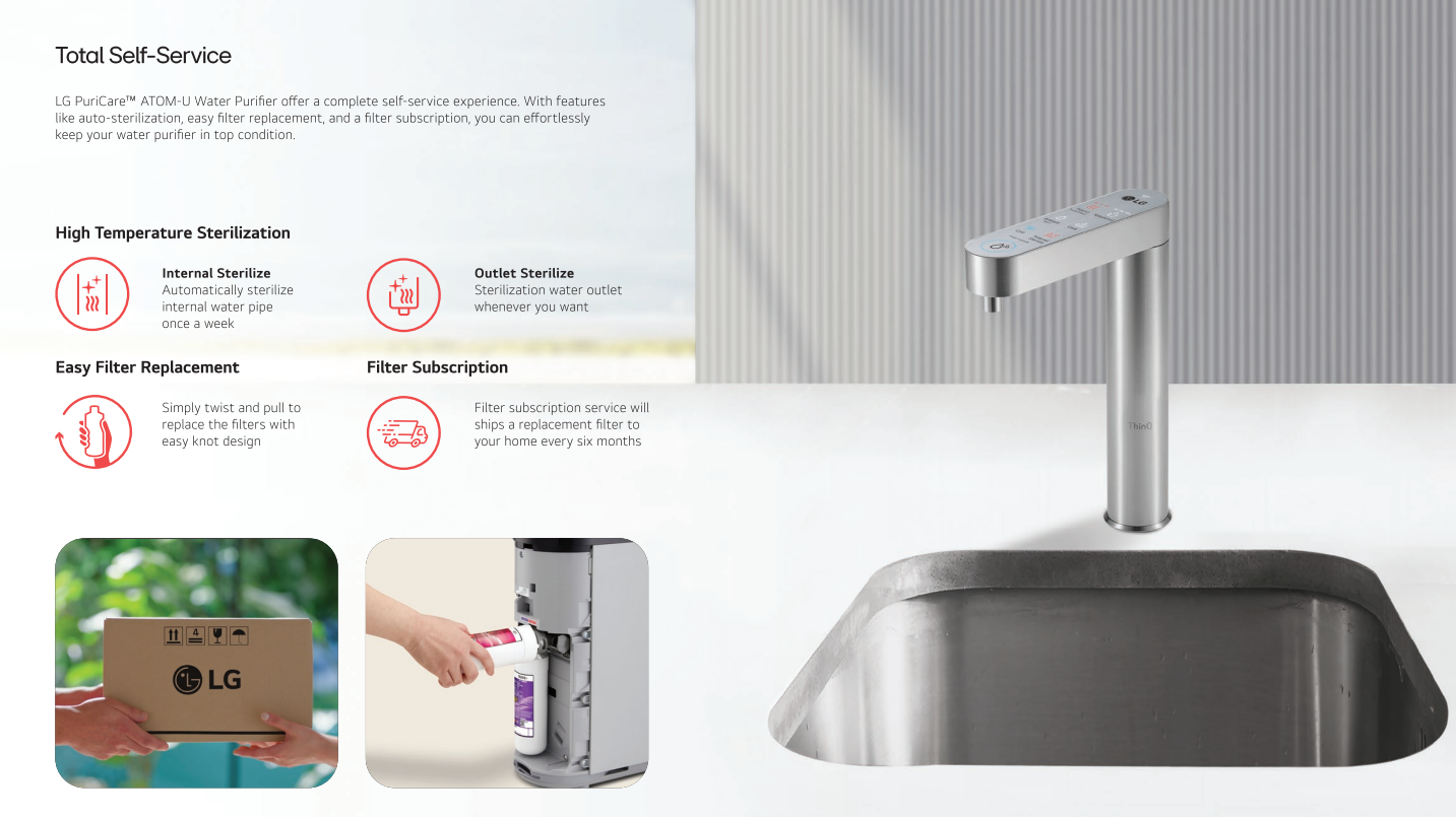 LG PuriCare™ ATOM-U Under-Sink Water Purifier detail 3